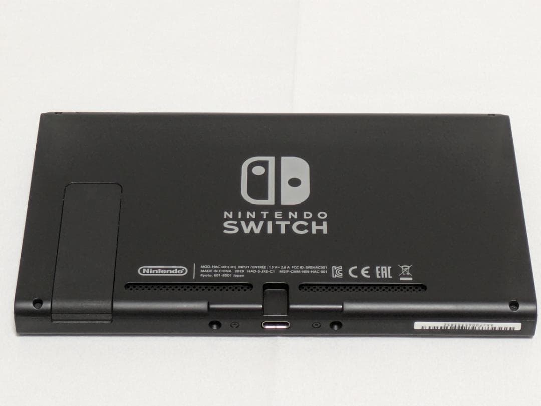 【美品】Nintendo Switch 本体（バッテリー強化版）純正ケース付き