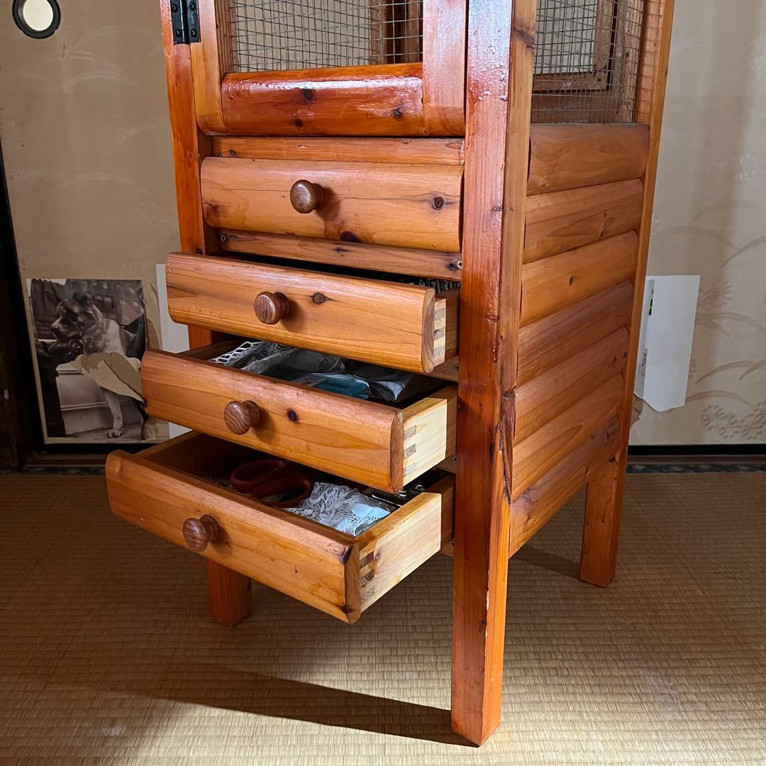 【手渡し限定】ログハウス風鳥小屋