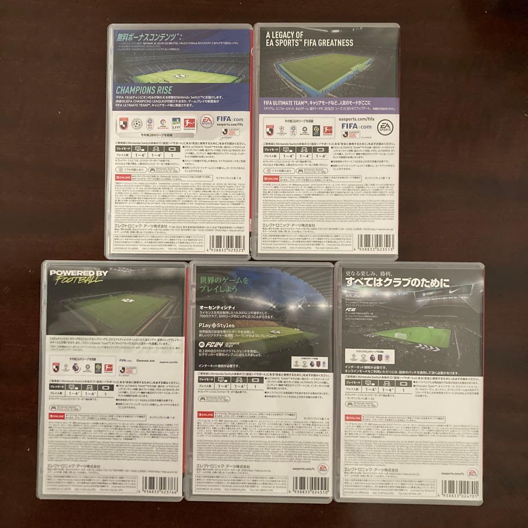 Switch EA SPORTS FC25他　5本セット売り