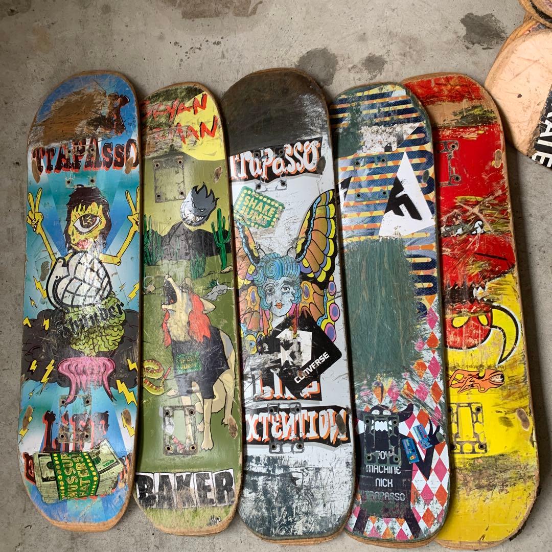 スケートボード　デッキ5枚セット　希少モデル