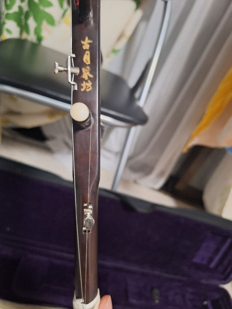 古月琴坊 紅木二胡 ER-400 初心者向けセット ケース・弓・付属品付き