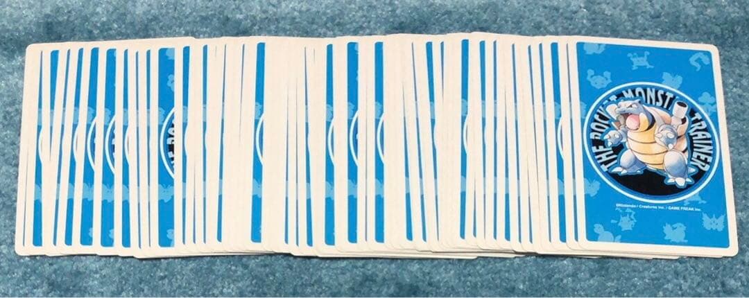 【希少】ポケットモンスター青　トランプ Nintendo 1998 初代ポケモン