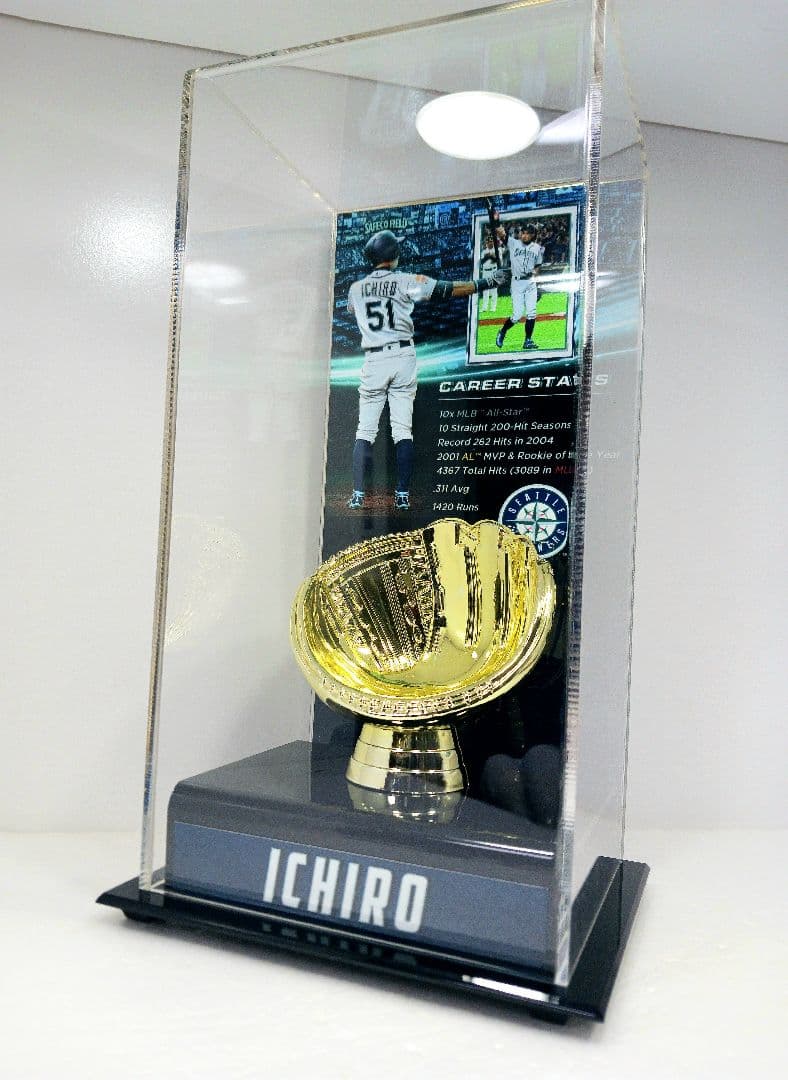 イチロー 引退記念 サインボール ディスプレイケース