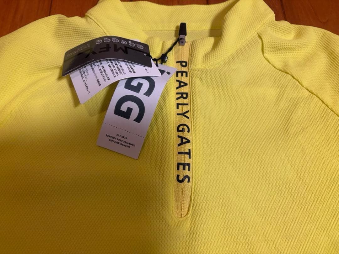 PEARLY GATES イエローシャツ PGG