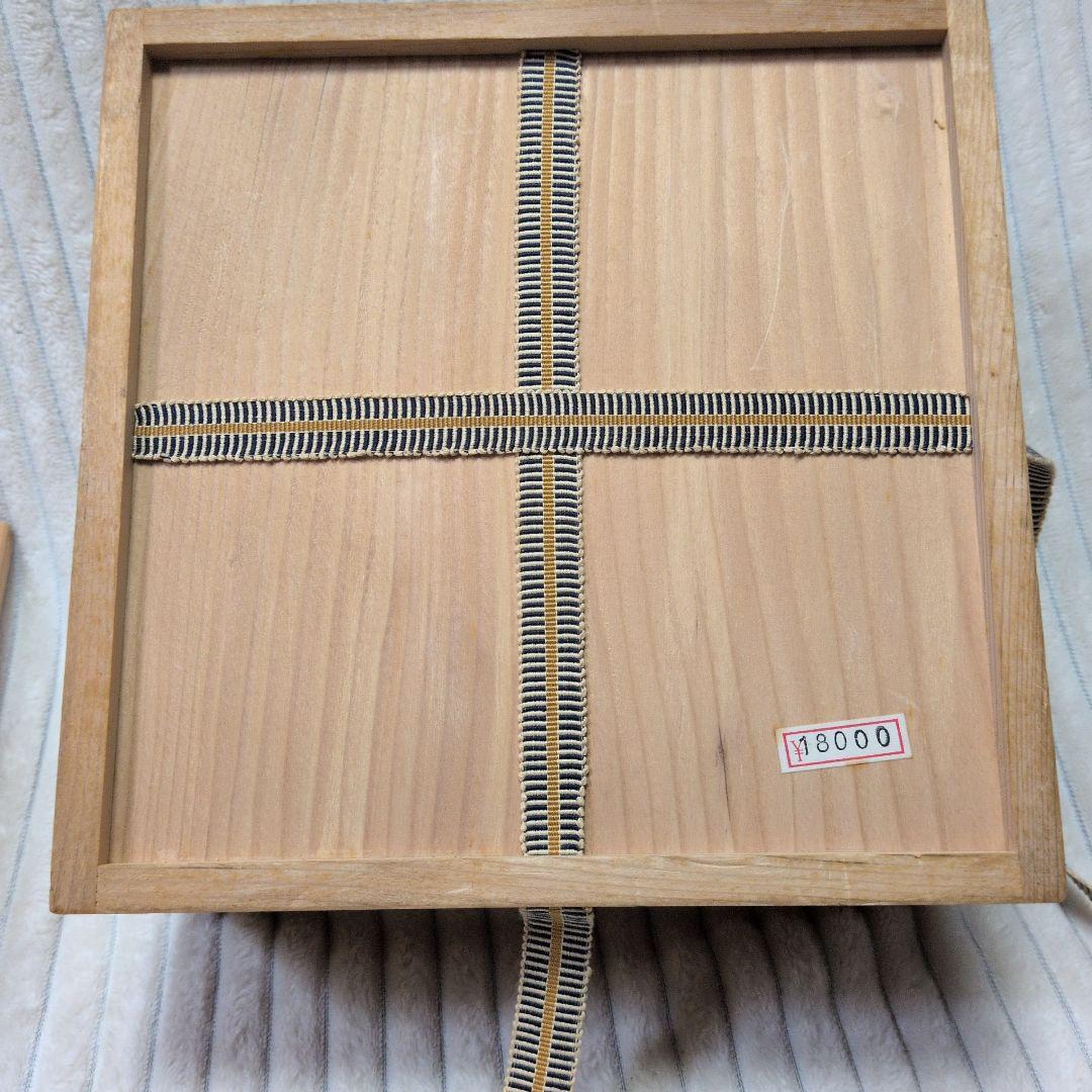 平安祥堂　手塚祥堂　紅毛菓子鉢　茶道具　菓子鉢　元箱　木箱