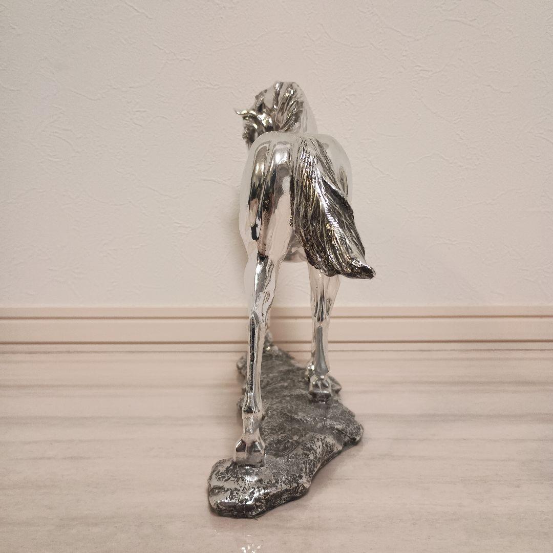 馬の置物　シルバー