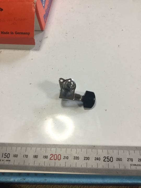 エレキギター用片連糸巻き(6連/ebony)