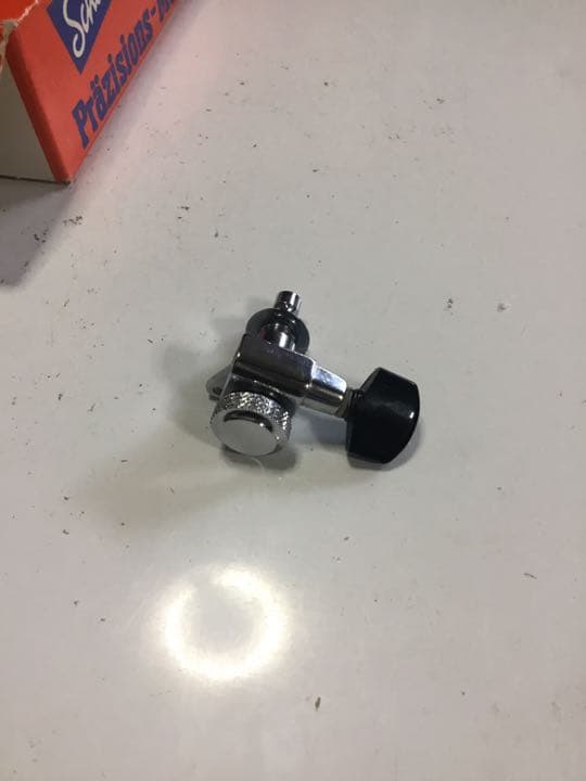 エレキギター用片連糸巻き(6連/ebony)