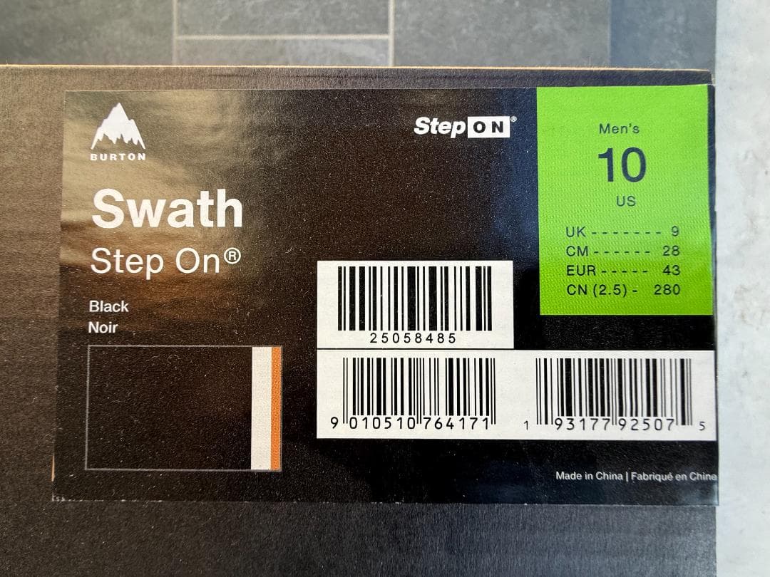 スノーボード Burton step on SWATH 28.0 US10
