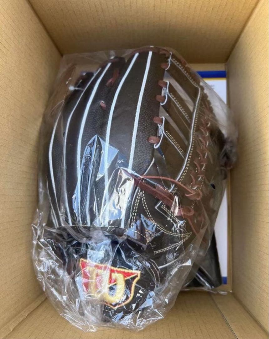 Wilson(ウイルソン) 軟式用 W/S DUAL 外野手用 D8型 ブラック