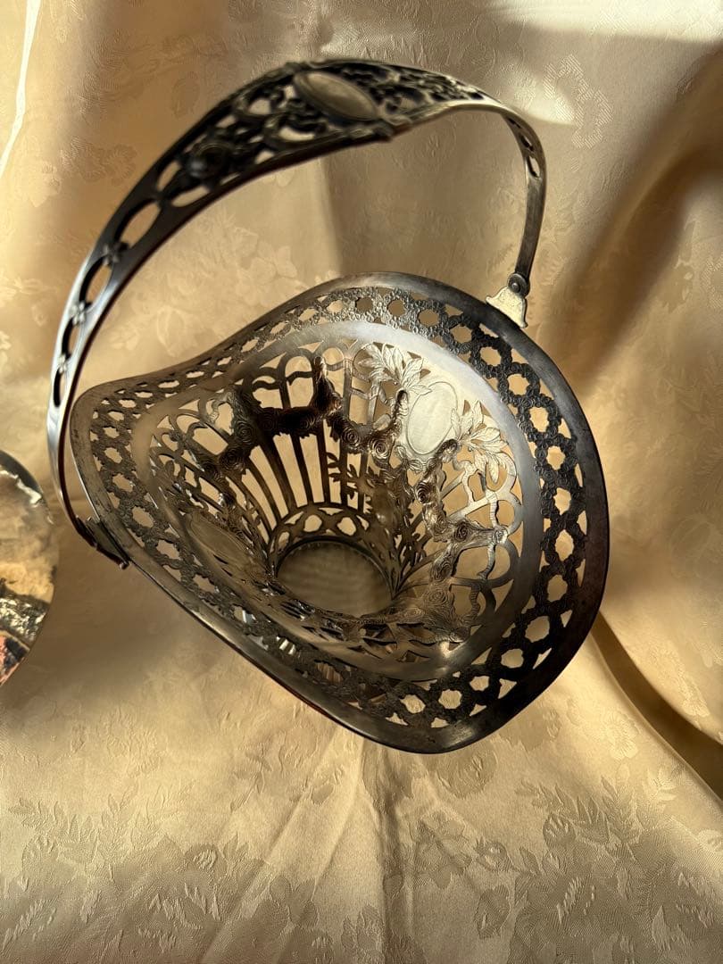 花器　アンティーク　WMF 1909年　ドイツ製　フランス輸出用　特別モデル