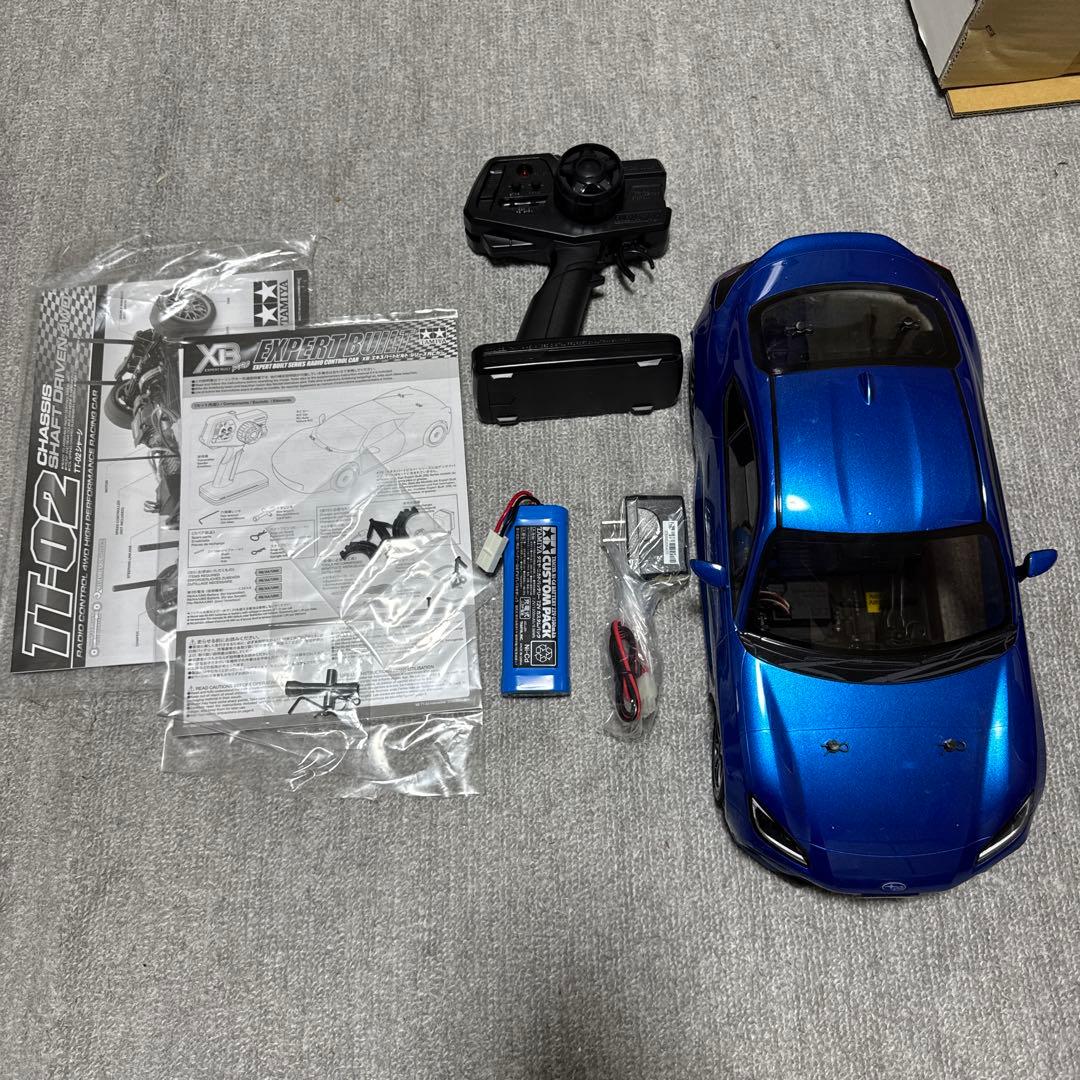 タミヤ XB 1/10RC スバルBRZ TT-02シャーシ