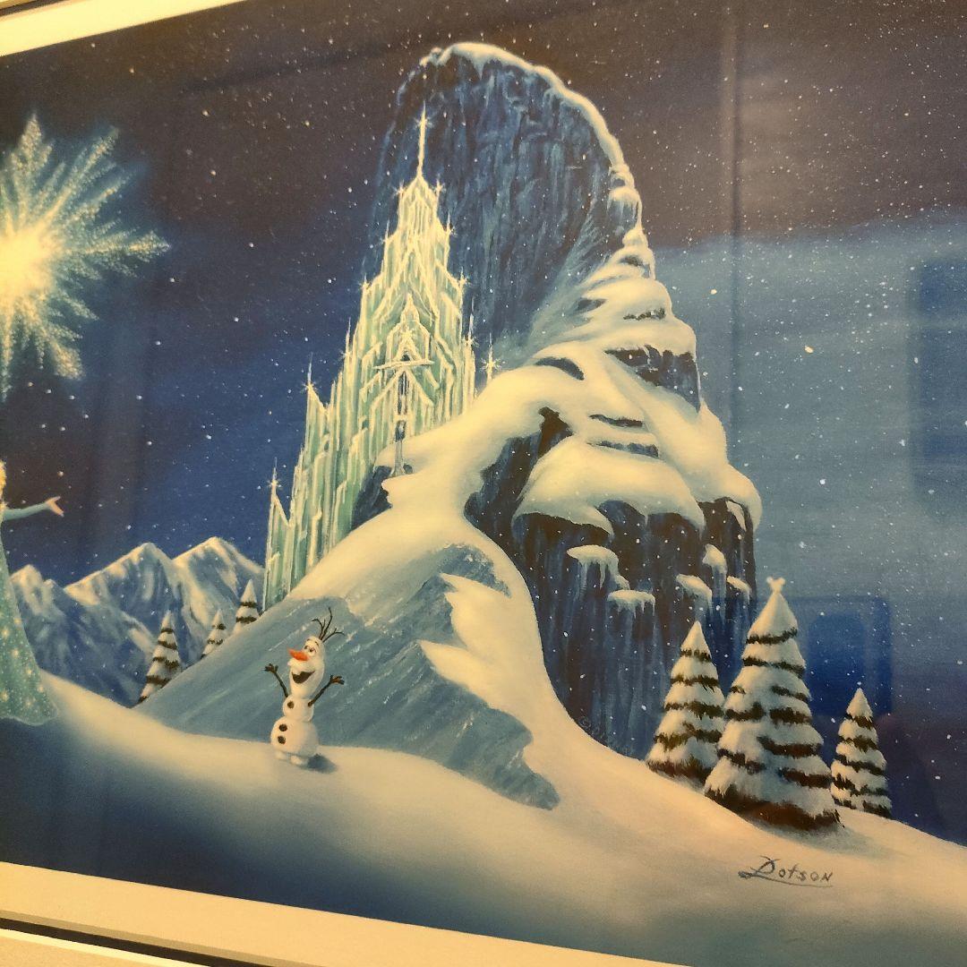 【限定品】アナと雪の女王 サイン入りアート Magic of Elsa