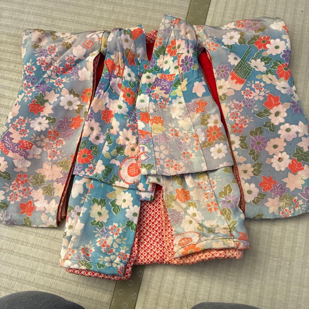 市松人形　銘あり　直？斎