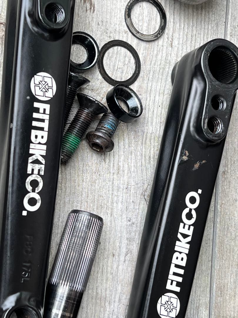 BMX クランクFIT 19MM CRANKS 175mm Set mid BB