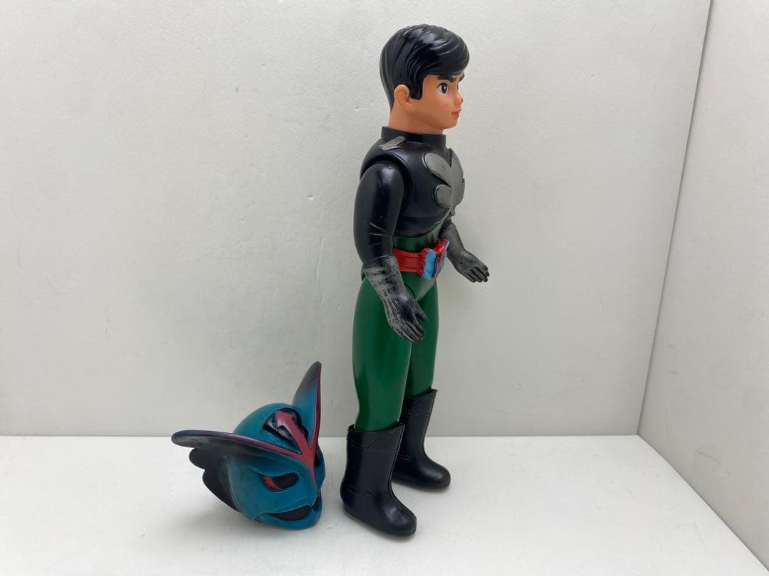 当時物！旧バンダイ　超人バロム1 面取れソフビ