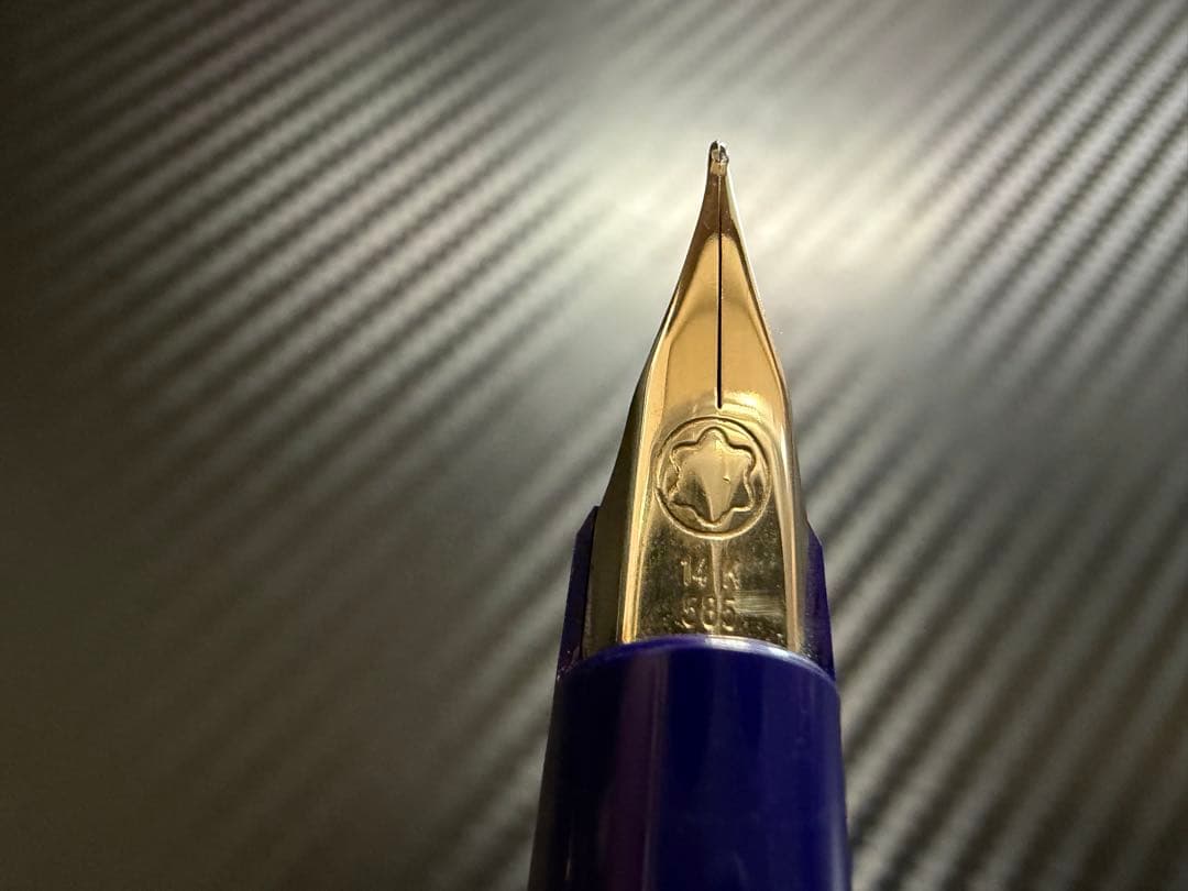 極美品 モンブラン ジェネレーション ネイビー F 細字 万年筆