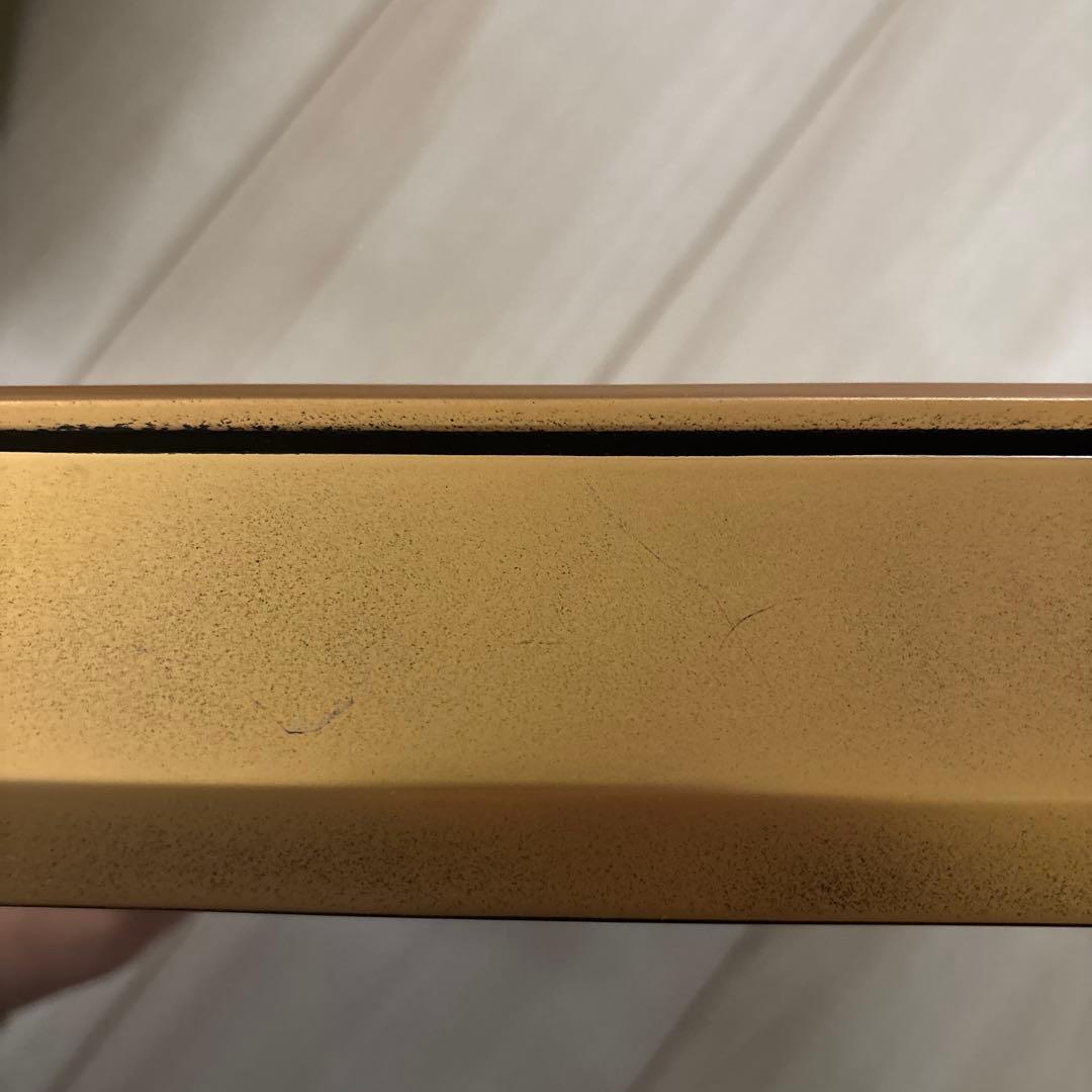 特選 高級木製漆器 金色 花柄