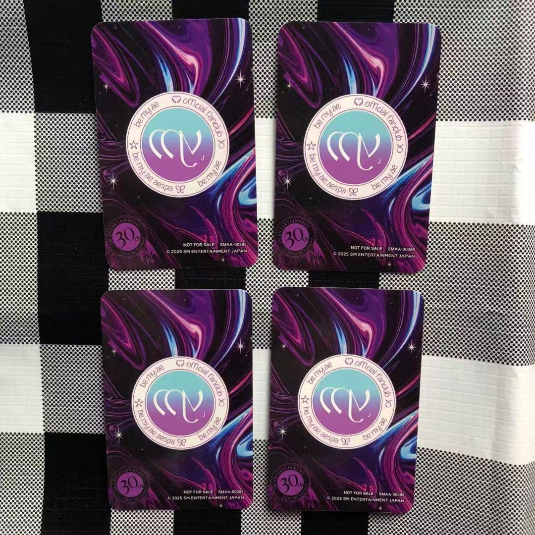 aespa smtown SM30周年 JPFC 抽選 特典 トレカ 全員4枚