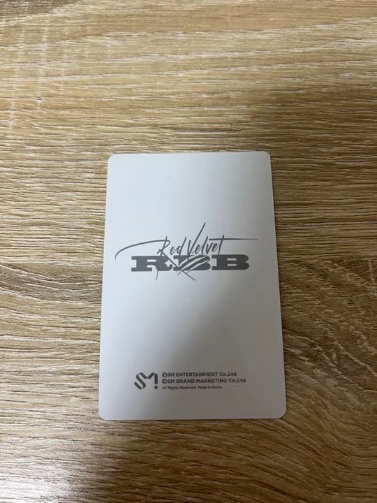 red velvet RBBバインダー  ウェンディ トレカ