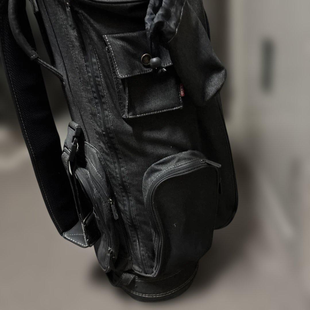 ブラックデニムキャディバッグゼクシオ