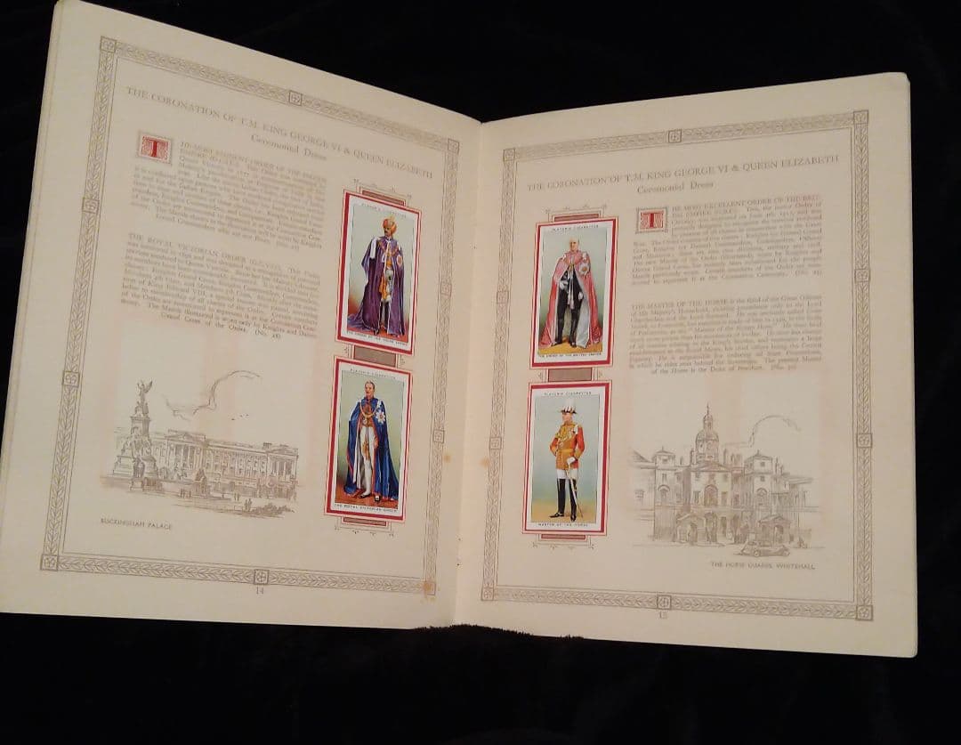 1937年 英国エリザベス2世 父 ジョージ国王5世 即位記念シガレットカード集