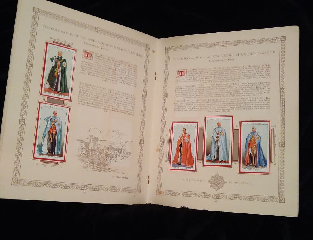 1937年 英国エリザベス2世 父 ジョージ国王5世 即位記念シガレットカード集