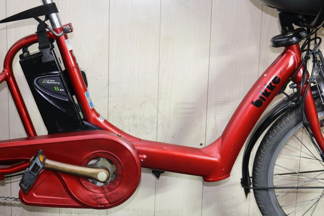 ブリヂストンbikke POLAR e BP0D37 20型 3段8.9AH 赤