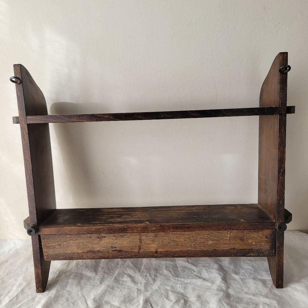 フランス　アンティーク　飾り棚　壁掛け