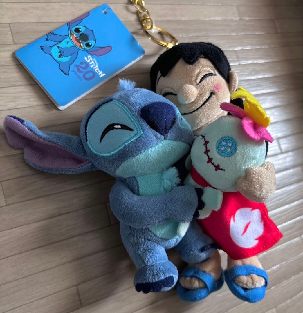 リロ&スティッチ ぬいぐるみキーホルダー