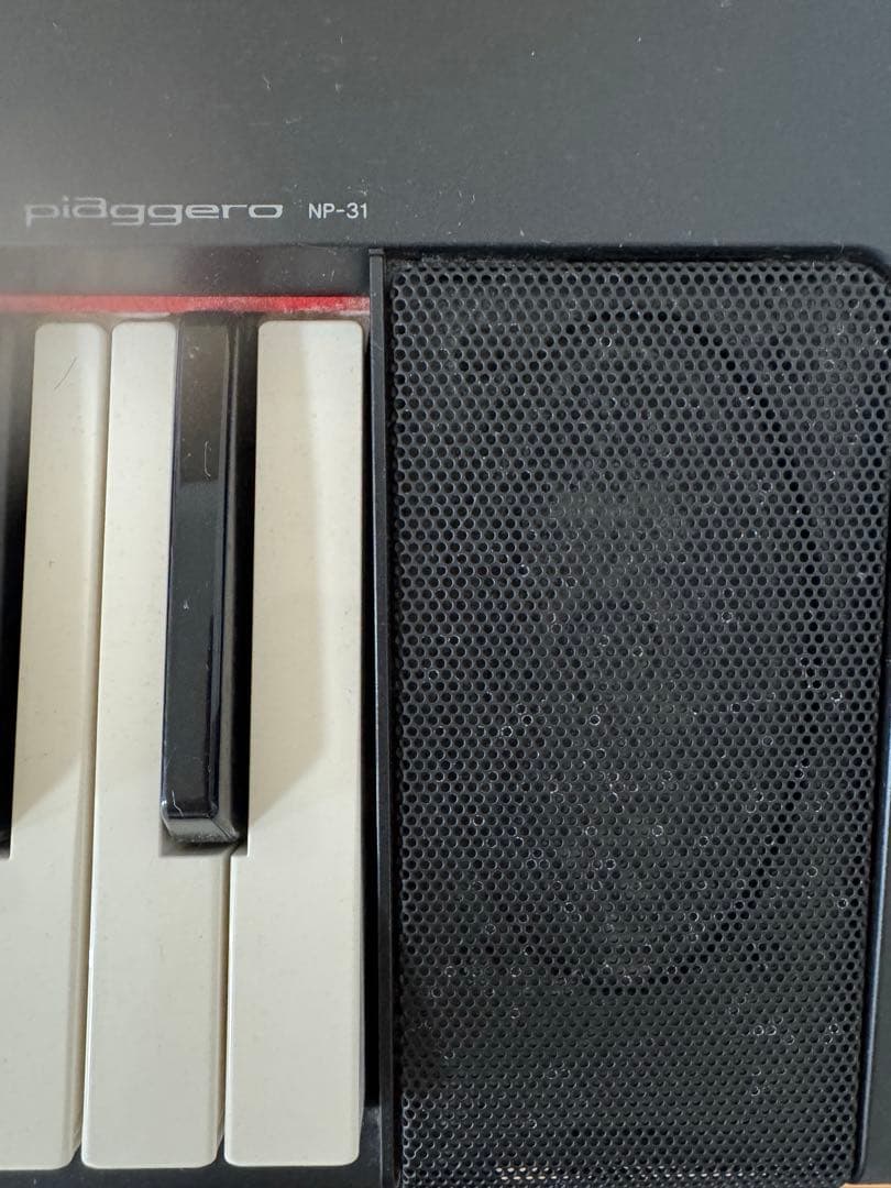 YAMAHA 電子キーボード ブラック NP-31 スタンド付き