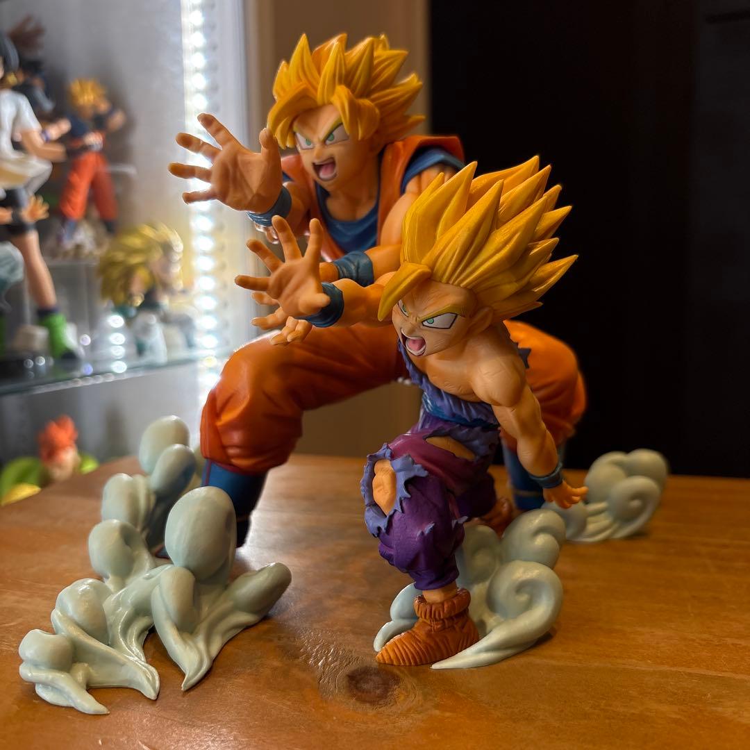 ドラゴンボール　一番くじ　A賞　親子かめはめ波 孫悟空&孫悟飯