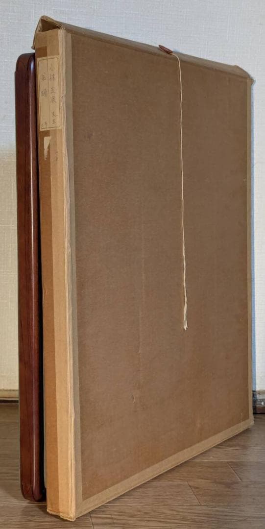 【真作】絵画　小林五浪　日本画6号　盆踊　夏祭りの情景　夜祭の舞　箱入　Z62