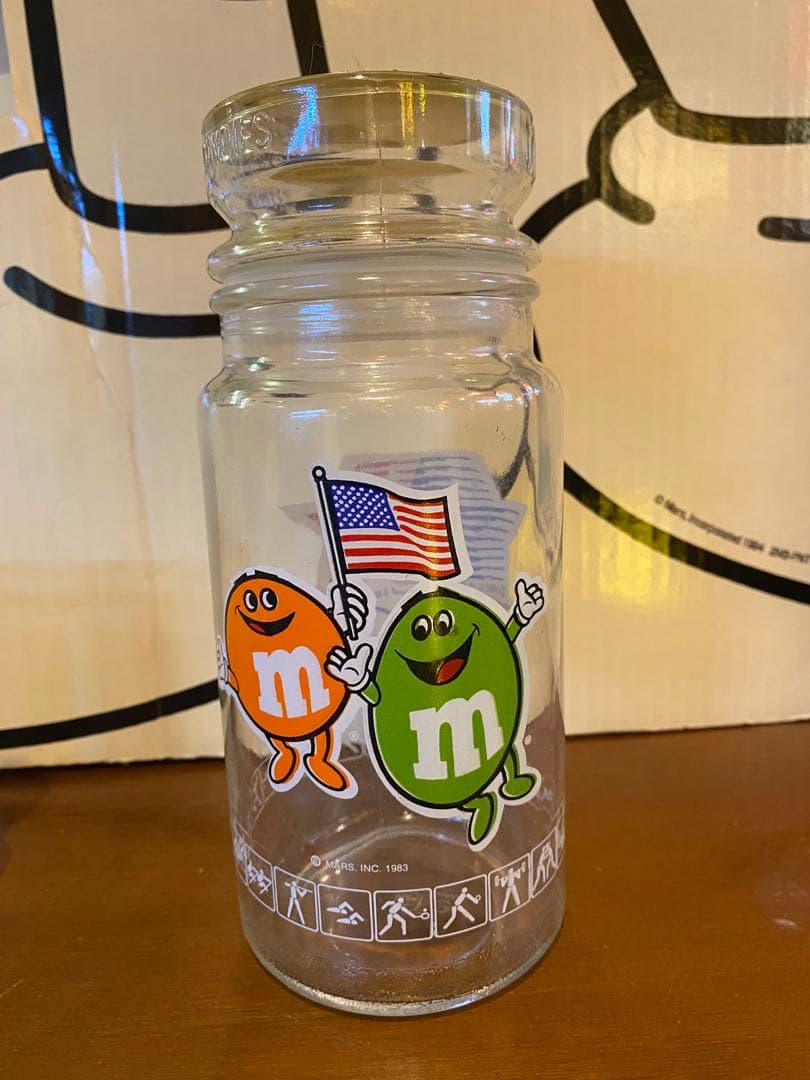 M&M's エムアンドエムズ フィギュア インテリア小物入れ 瓶 ディスペンサー