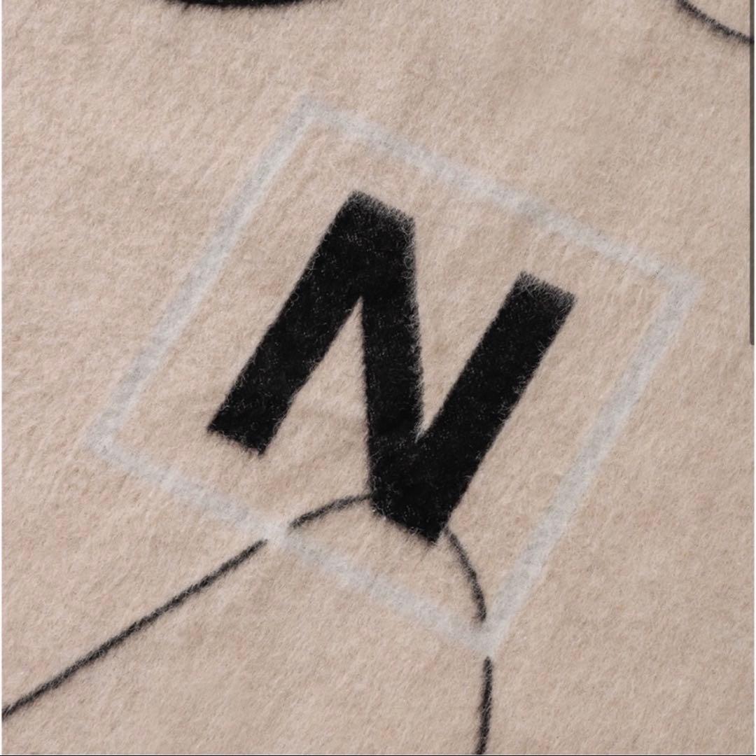 ミュージシャン NILDUE NDNU ABSTRACT ART BLANKET / BEIGE