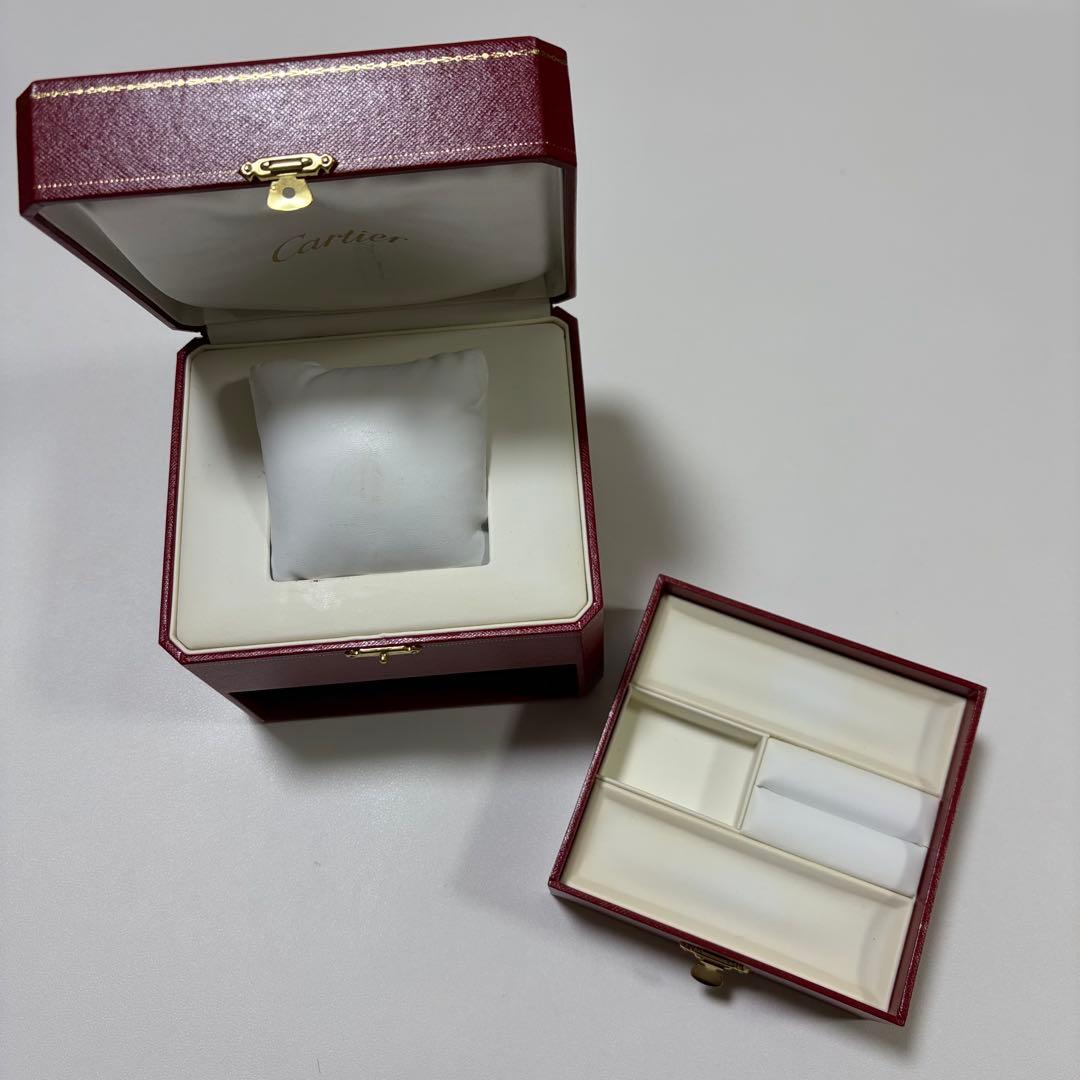 カルティエ　時計ケース　時計ボックス　空箱　二段　希少