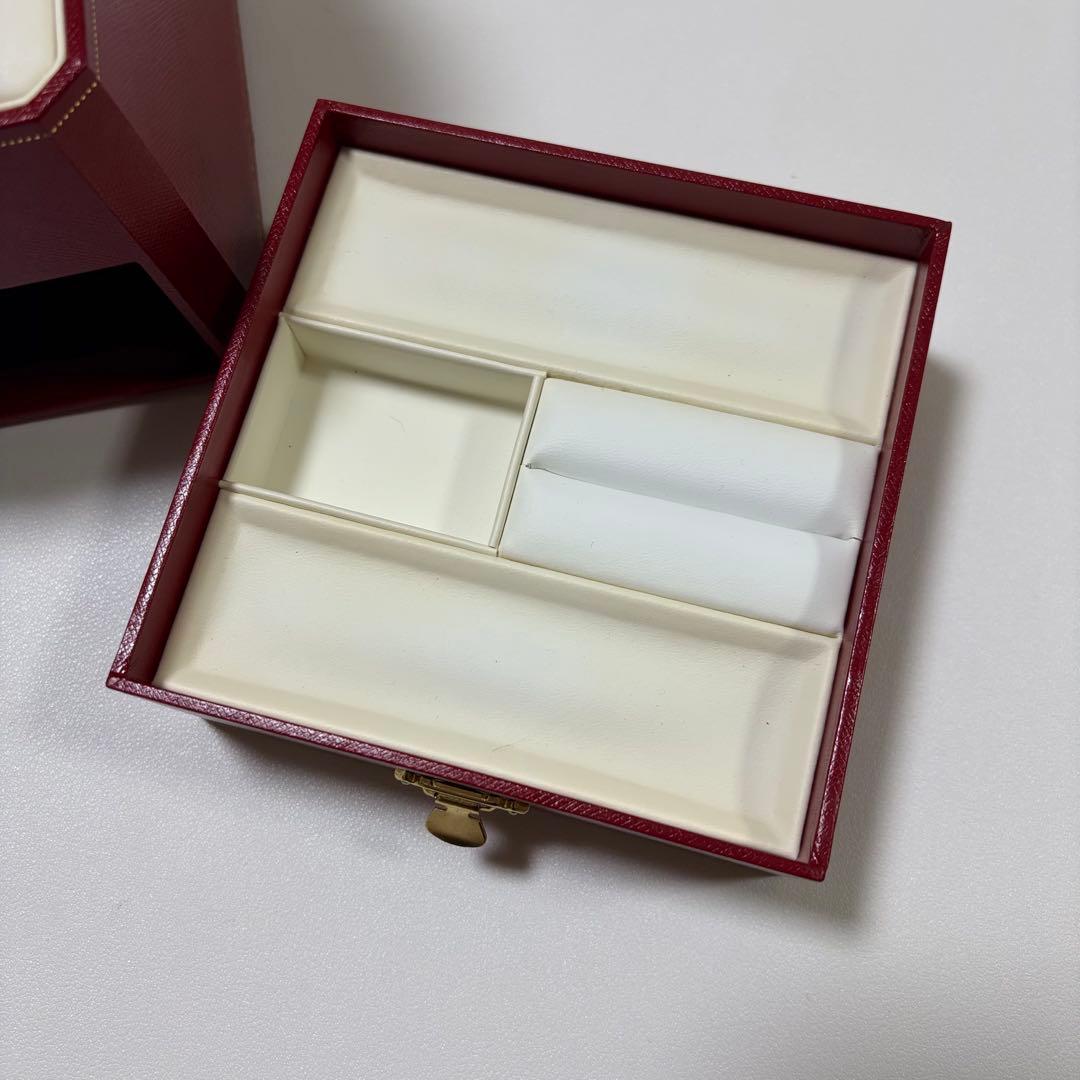カルティエ　時計ケース　時計ボックス　空箱　二段　希少