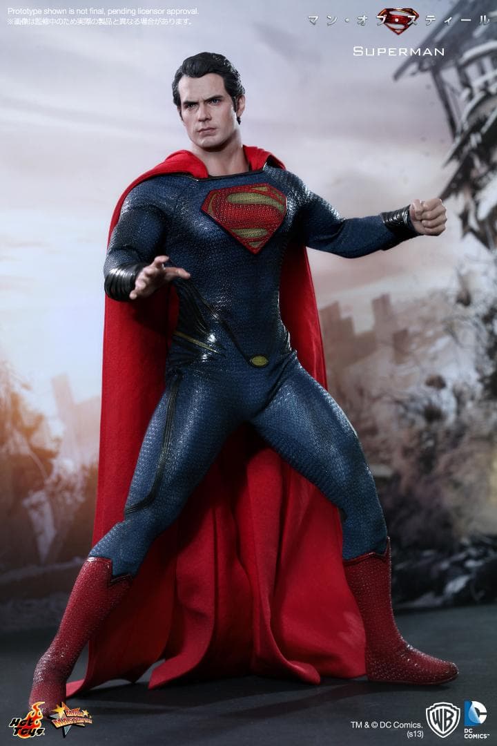 ホットトイズ　HOTTOYS マン・オブ・スティール スーパーマン
