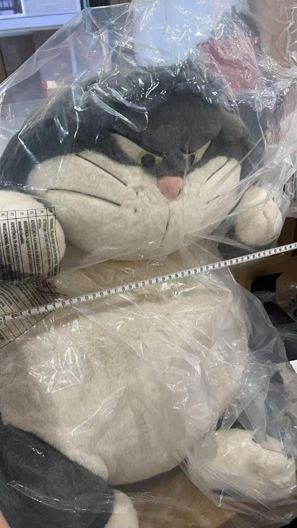 【正規品・未開封】ディズニー公式 特大クッション 猫キャラクター 約70cm