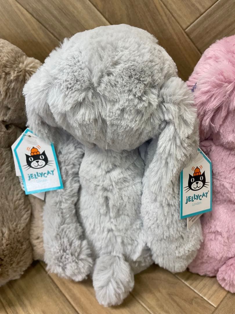   うさぎ　ぬいぐるみ　花柄×3 ノーマル×3