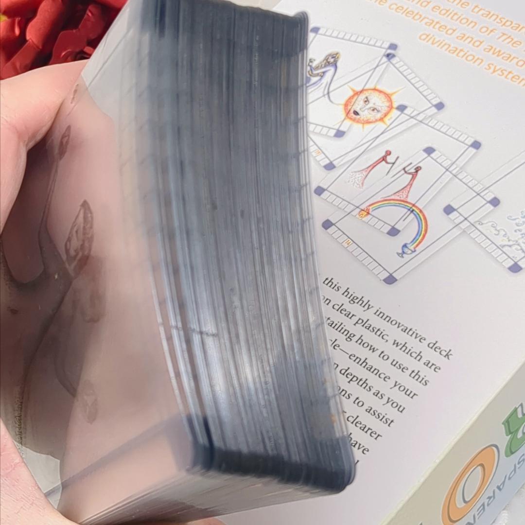 革新的デッキ✨透明なクリアタロット✨THE TRANSPARENT TAROT