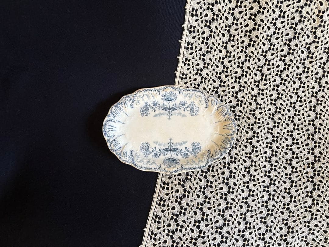 レア サンタマン窯 レジャンス ラヴィエ フランス アンティーク