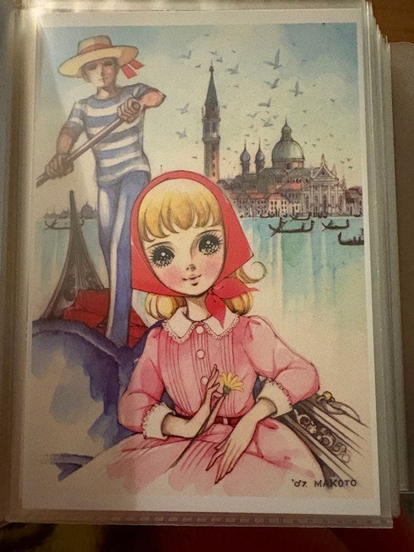 高橋真琴　ポストカードセット　60枚　ファイル付き