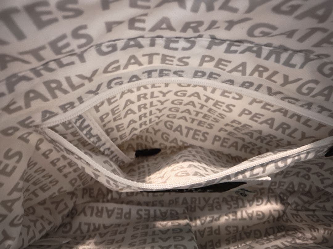 【新品未使用】PEARLY GATES パーリゲイツゴルフカートバッグ ホワイト