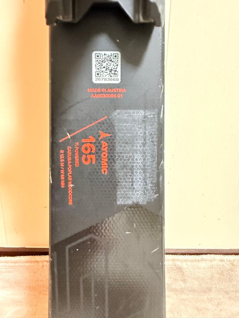 24モデル ATOMIC REDSTER S9i 165cm + X12GW