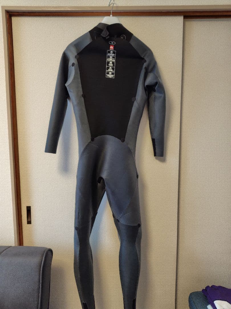 Quiksilver F-LITE フルスーツ ブラック/ブラックスキン　メンズ