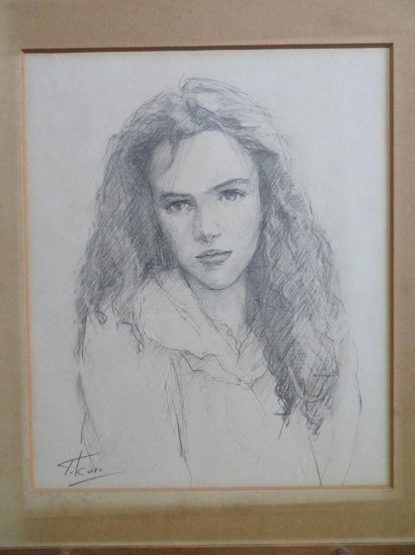 ◆ 黒川達也　「少女像」　師：宮永岳彦　◆