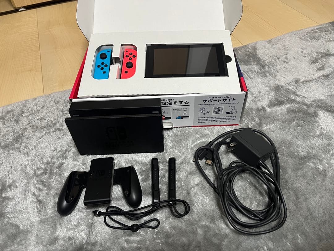 【動作確認済み！】Nintendo Switch 本体セット ネオン