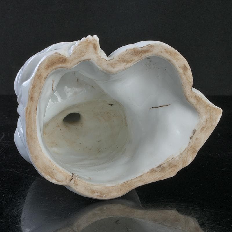 中国　徳化窯　白磁　観音像　仏像　置物　M　R9085