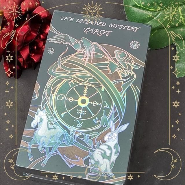 【正規品タロットカード】美麗エンボスホログラム箔✨野性的でミステリアスなデッキ